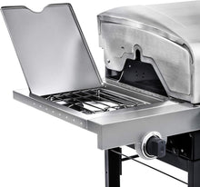 Load image into Gallery viewer, Performance Series 4-Burner Propane Gas Grill with Side Burner - Stainless Steel