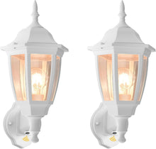 Load image into Gallery viewer, Dusk to Dawn Outdoor Wall Light - 2-Pack LED Edison Lanterns for Modern Patios