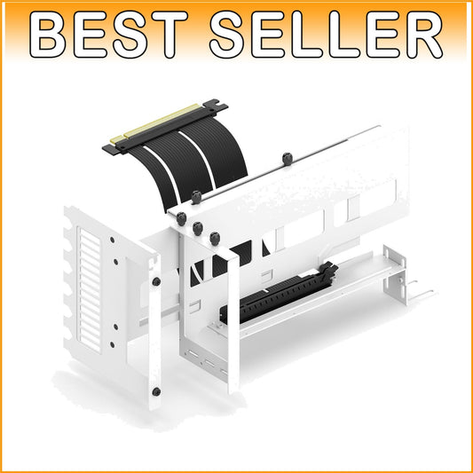 Vertical GPU Mount with ARGB LED & PCIe 4.0 Riser Cable – Showcase Your Graphics