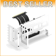 Load image into Gallery viewer, Vertical GPU Mount with ARGB LED &amp; PCIe 4.0 Riser Cable – Showcase Your Graphics