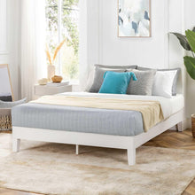 Load image into Gallery viewer, Queen Solid Wood Platform Bed, 12-Inch Height, Easy Assembly - Naturalista Grand