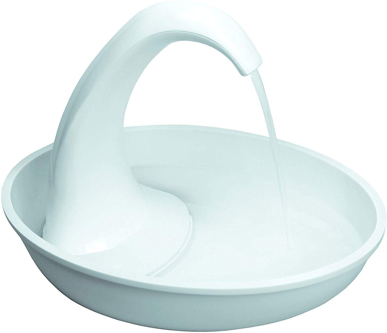 Elegant Swan Pet Fountain - 80oz Capacity for Dogs & Cats - Easy to Clean Design