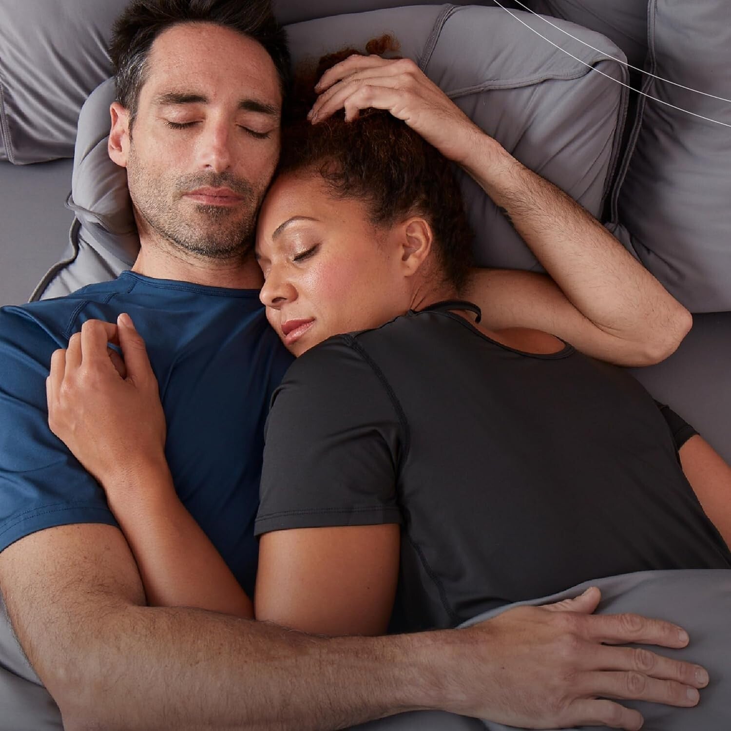 Luxury Split King Cooling Bed Sheets with Deep Pocket & Easy Care - Bright White