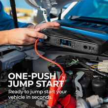Load image into Gallery viewer, One-Push Car Jump Starter with Air Compressor &amp; Digital Display - Compact Power