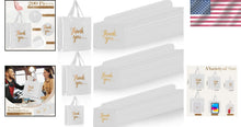 Load image into Gallery viewer, Versatile 200 Pcs White Thank You Bags - Sturdy, Stylish &amp; Polka Dot Design