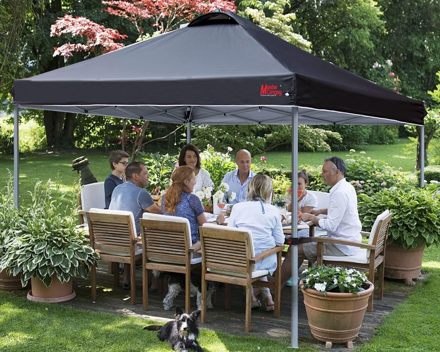 Versatile 10x10 Pop-Up Tent with Height Adjustments for Tailgating and Festivals