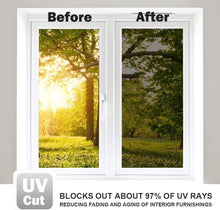Load image into Gallery viewer, Self Adhesive One Way Window Film - UV Protection &amp; Heat Control 35.4'' x 32.8'