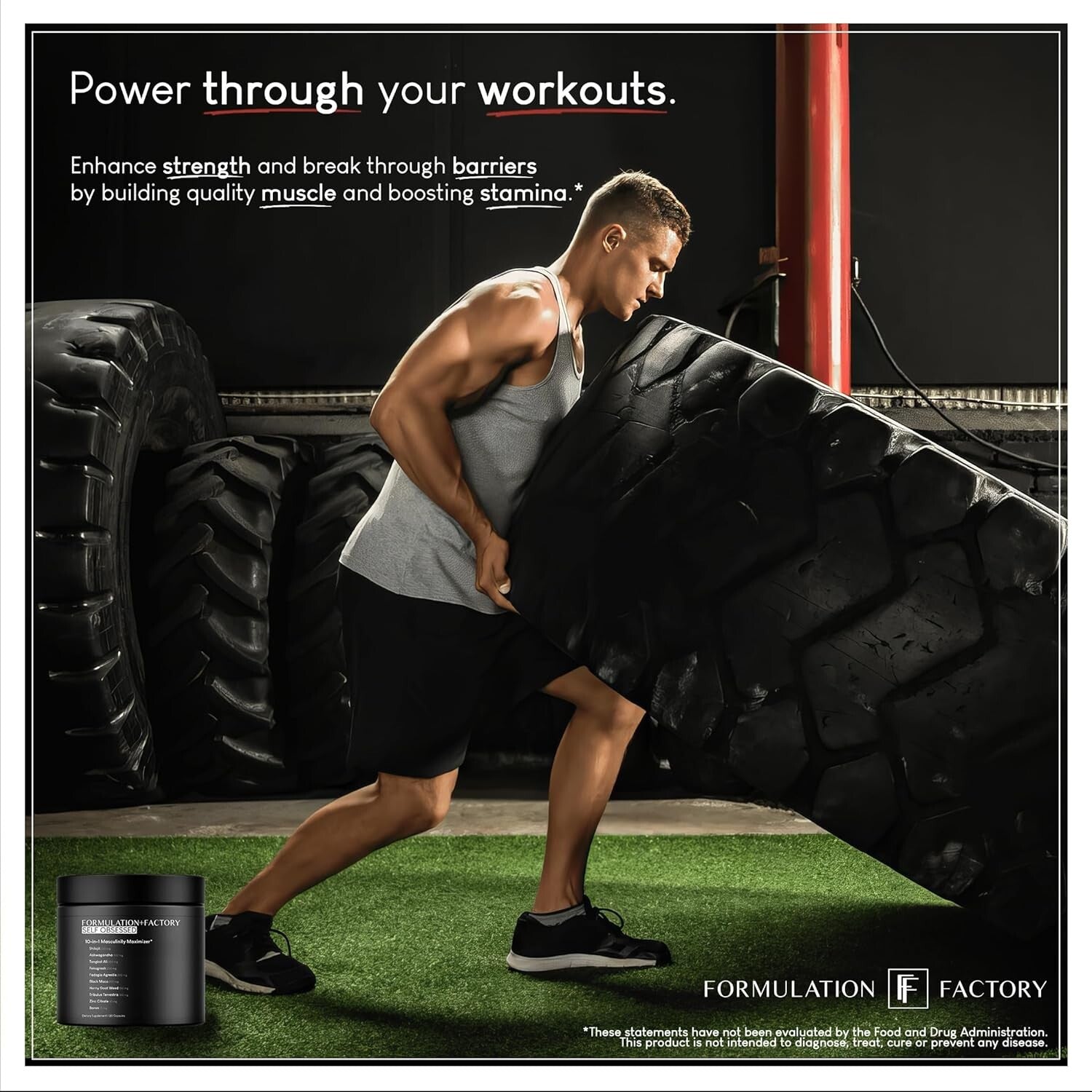 Advanced Male Performance Booster - Includes Ashwagandha & Fenugreek - 120 Count