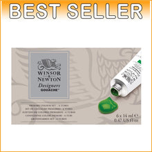 Load image into Gallery viewer, Designers' Gouache Primary Color Set: 6 Opaque 14ml Tubes - Fade Resistant