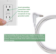 Load image into Gallery viewer, Organic Cotton Twin XL Grounding Sheet with Silver Fiber – 39x80in Comfort