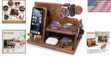 Load image into Gallery viewer, Multifunctional Phone Charging Station - Organizer for Watches, Wallets &amp; More