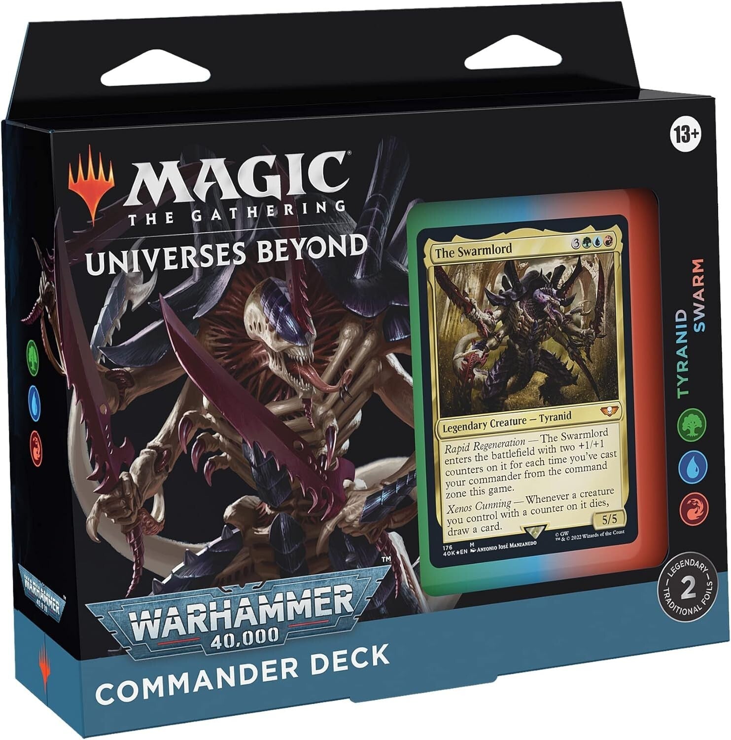 Ready-to-Play Warhammer 40K Magic: The Gathering Commander Deck — Tyranid Swarm