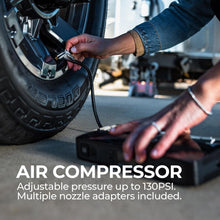 Load image into Gallery viewer, One-Push Car Jump Starter with Air Compressor &amp; Digital Display - Compact Power