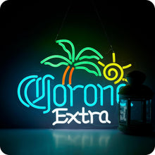 Load image into Gallery viewer, Modern LED Neon Palm Tree Beer Sign - Adjustable Brightness for Bars and Gifts
