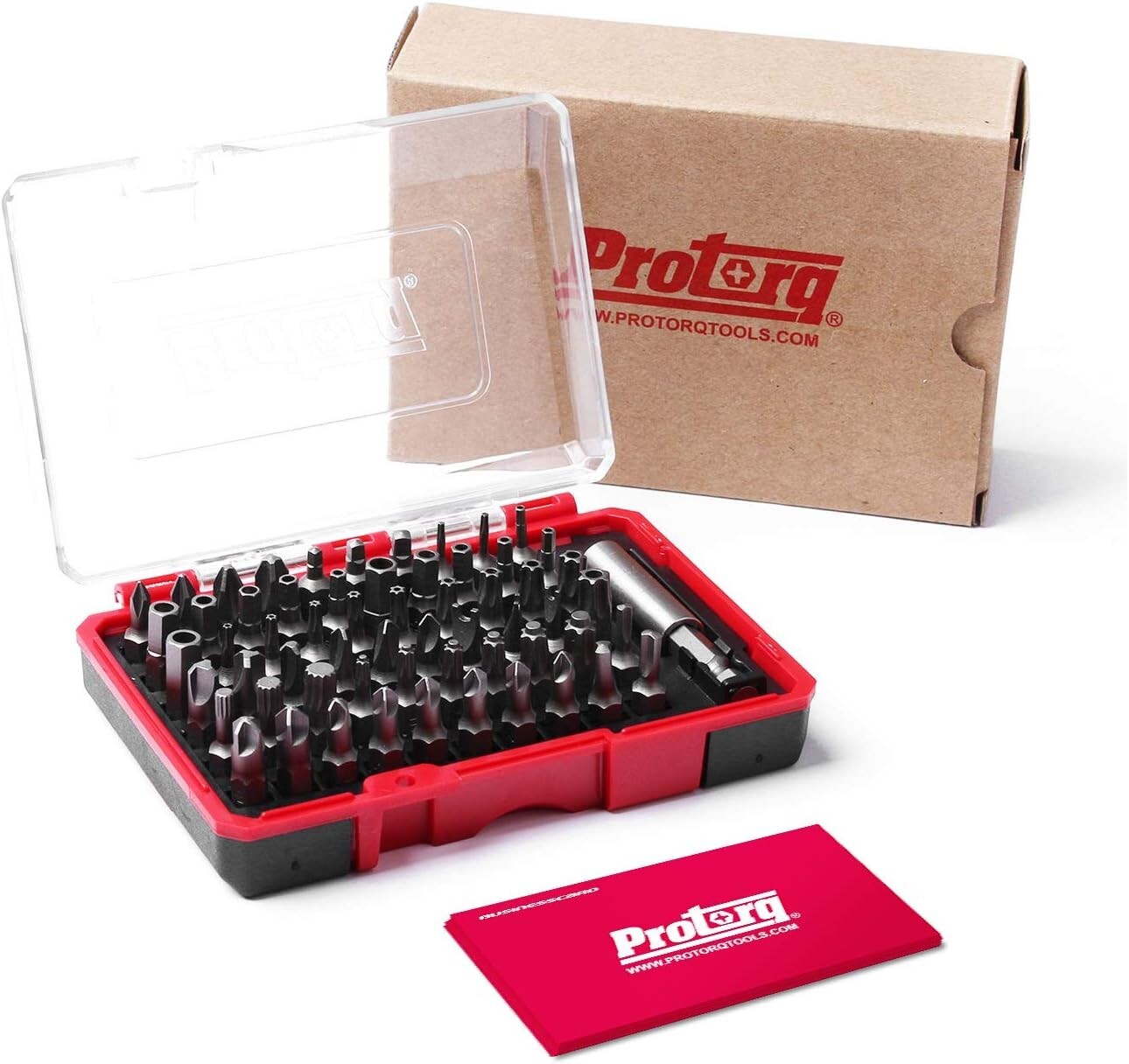 61-Piece S2 Steel Security Bit Set with Precision-Machined Tips - Ideal for H...