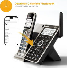 Load image into Gallery viewer, Smart Call Blocking 5-Handset Cordless Phone with Backlit Screen and Keypad