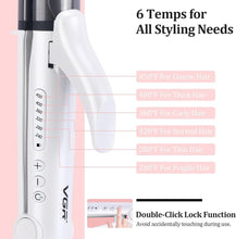 Load image into Gallery viewer, Compact Dual Voltage Travel Styler – Curling Iron with EU Plug &amp; Argan Infusion