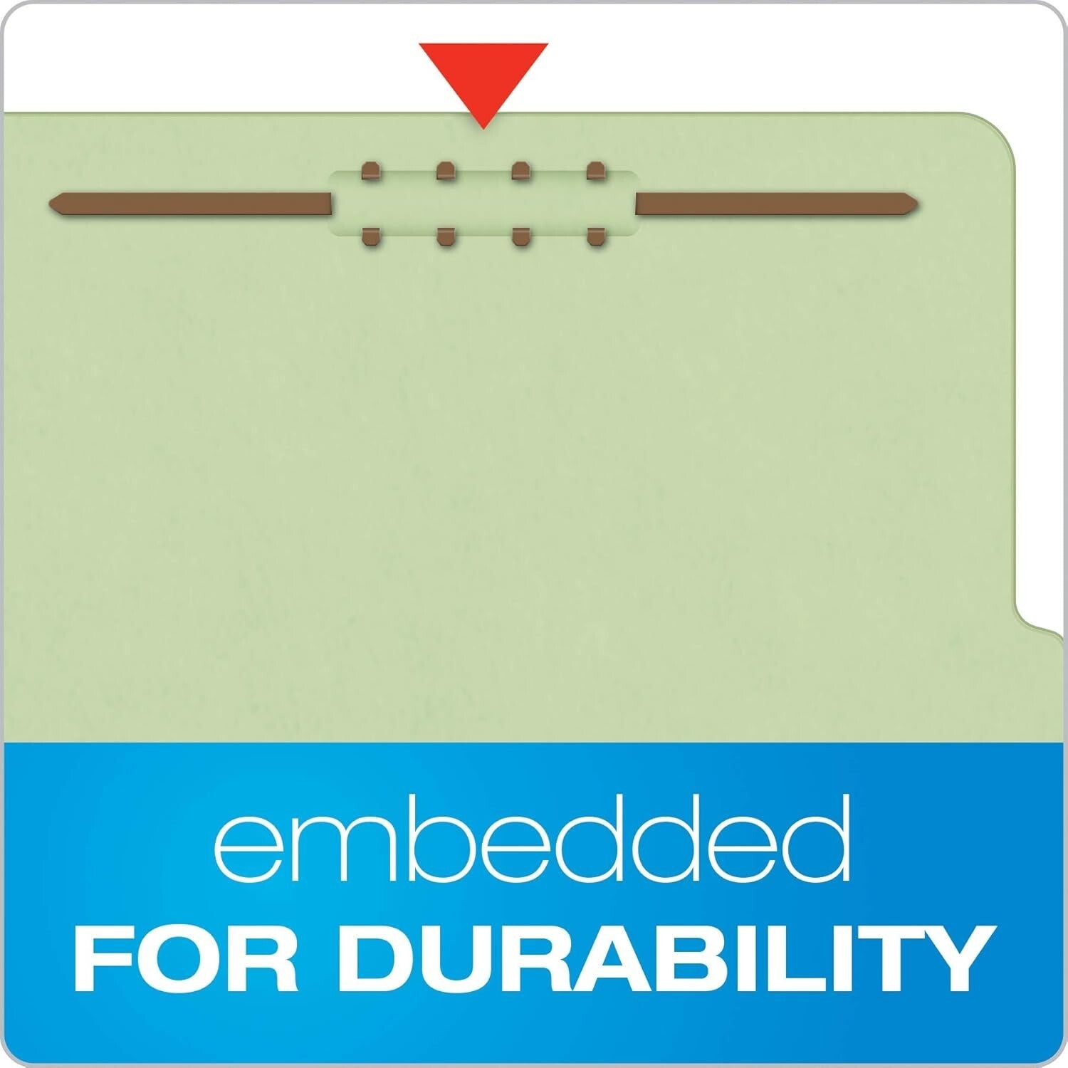 Durable 2/5 Tab Cut Recycled File Folders for Efficient Organization, 10-pack