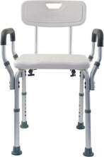 Load image into Gallery viewer, Rust-Resistant Shower and Bath Chair with Contoured Back – Safe &amp; Comfortable
