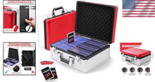 Load image into Gallery viewer, Premium Rigid Storage Box for Trading Cards - EVA Foam Interior Included