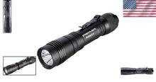 Load image into Gallery viewer, Rechargeable Black Tactical Flashlight - 2000 Lumens, USB-C and Holster Included