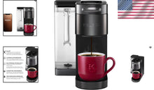 Load image into Gallery viewer, Modern Black K-Cup Pod Brewer with MultiStream Technology for Ultimate Flavor
