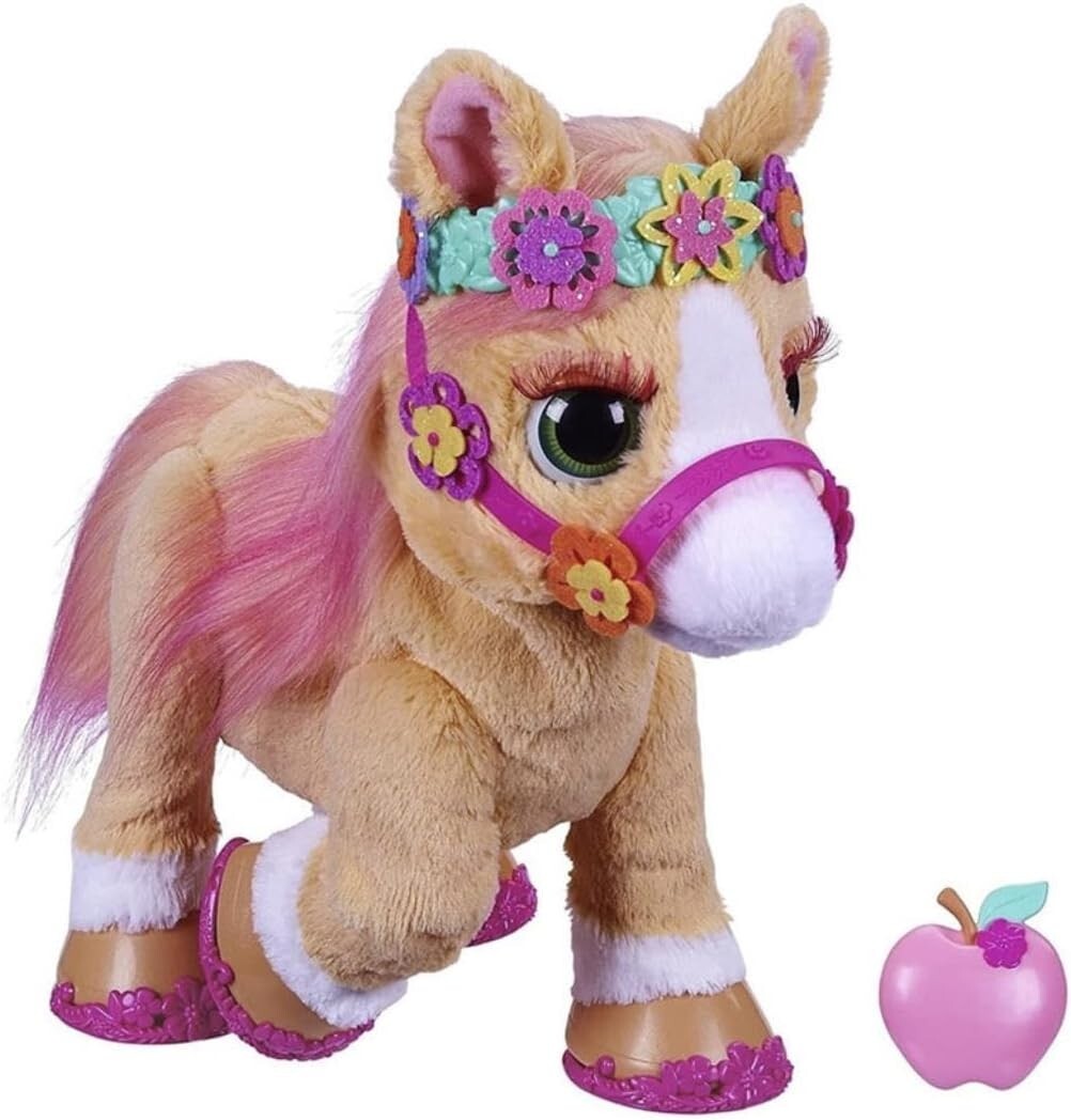 Cinnamon Interactive Pony Toy – 14-Inch Plush with 80+ Sounds & 26 Accessories