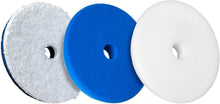 Load image into Gallery viewer, 5.5” Foam &amp; Microfiber Polisher Pad Set - Color Coded for Easy Use with Polishes