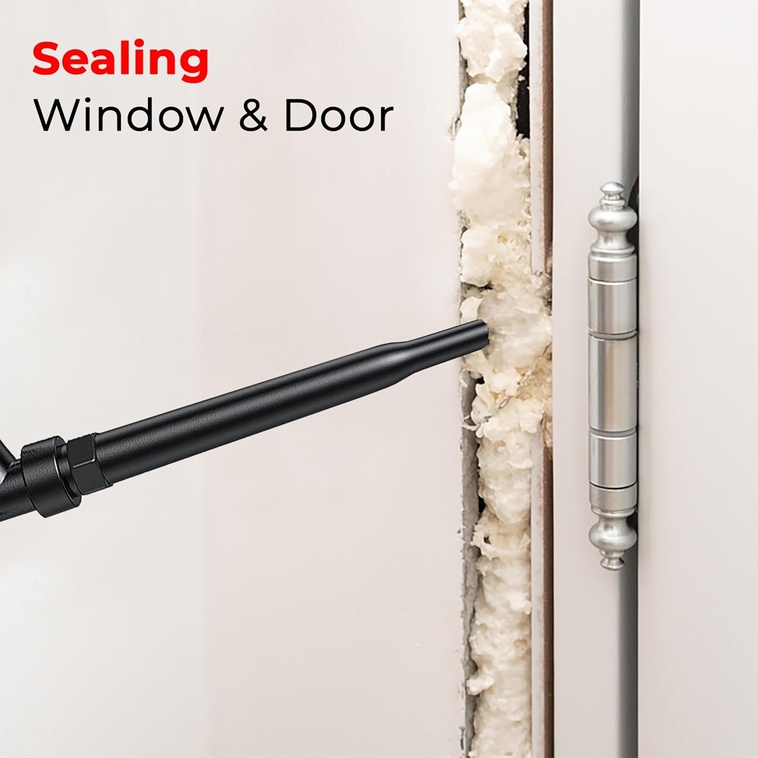 Durable Foam Spray Gun Insulation - 2 Pack with Ergonomic Grip & No Mess Closure