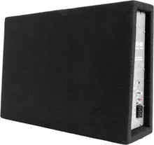 Load image into Gallery viewer, Compact 600W Angled Subwoofer with Class D Amplifier for Tight Fit Vehicles