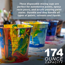 Load image into Gallery viewer, Versatile 174 Oz Mixing Cups - Perfect for Automotive Paints &amp; Crafts, 12 Count
