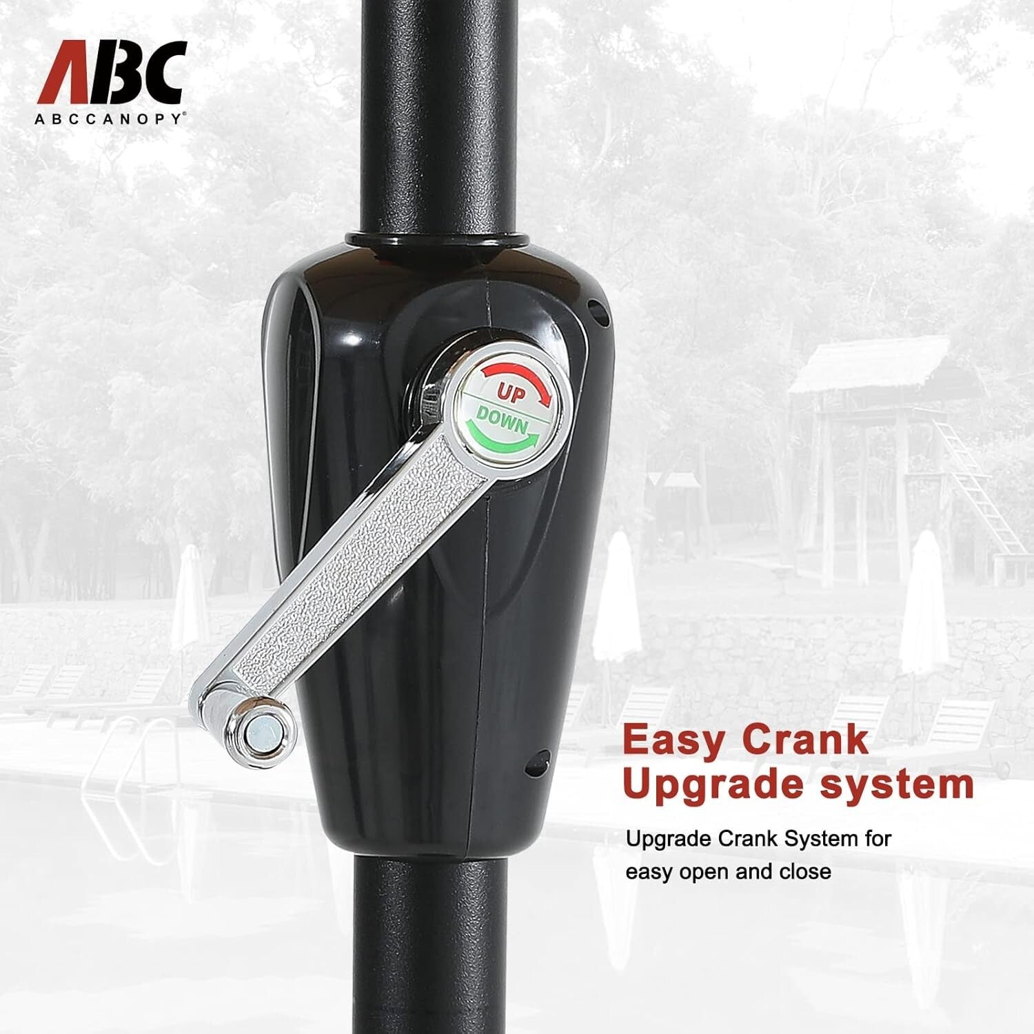 9FT Waterproof Patio Umbrella - 3-Tier Turquoise Shade for Outdoor Relaxation