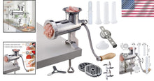 Load image into Gallery viewer, Compact 304 Stainless Steel Meat Grinder with Interchangeable Blades and Tube