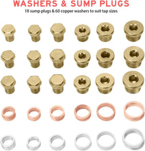 Load image into Gallery viewer, Universal Oil Drain Plug Thread Repair Kit - 84 Pieces for M13 M15 M17 M20 M22