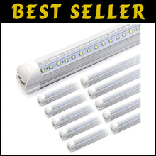 Load image into Gallery viewer, Versatile 4FT LED Tube Lights: 10-Pack, 40W, 6500K - Ideal for Garage &amp; Office