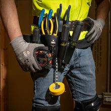 Load image into Gallery viewer, Professional Tool Pouch with Tunnel Loop and 8 Pockets - Secure and Stylish