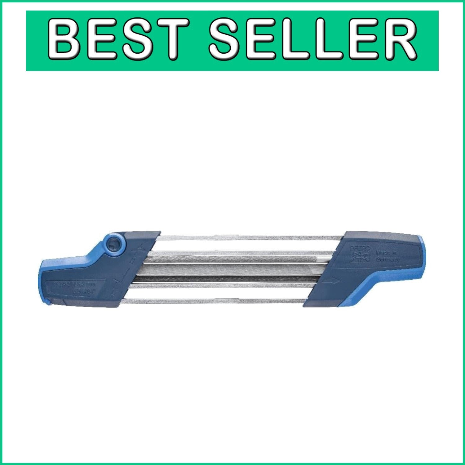 Ergonomic Manual Chain Saw Sharpener CS-X with Depth Gauge and Replacement Files