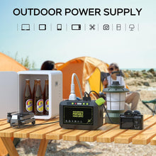 Load image into Gallery viewer, 88Wh Portable Power Station with 120W Output - Ideal for Camping &amp; Emergencies