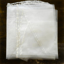 Load image into Gallery viewer, Elegant Fingertip Length Bridal Veil with Pearls and Crystals - Tulle Perfection