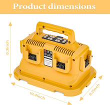 Load image into Gallery viewer, Wall-Mountable 6-Port Rapid Charger for DeWalt 20V/60V - Organized Charging
