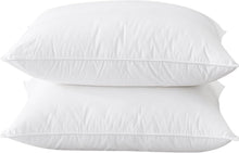 Load image into Gallery viewer, Luxury Hotel Collection King Size Goose Down Pillow Set - 2 Soft Support Pillows