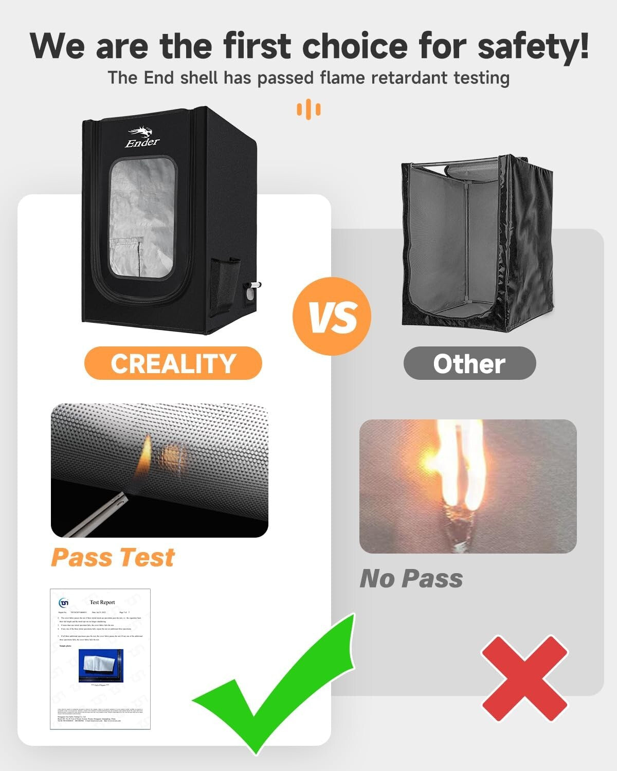 Noise-Reducing 3D Printer Dust Cover with Flame Resistance & Exhaust Interface