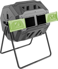 Load image into Gallery viewer, Advanced Dual Chamber Composter - 43 Gallon Tumbler with Convenient Access