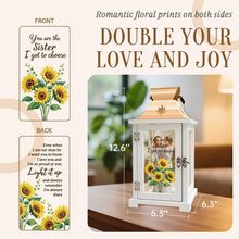 Load image into Gallery viewer, Elegantly Illuminated Sister Gifts - Sunflower Lantern for Birthdays and Beyond