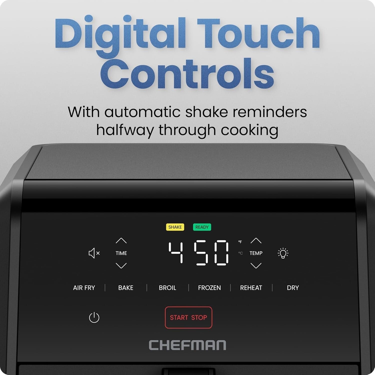 7-Qt High-Powered Air Fryer - Space-Saving, Touch Control for Crispy Meals