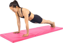 Load image into Gallery viewer, Durable Tri-Fold Workout Mat with Joint Protection - Ideal for Gymnastics &amp; Yoga