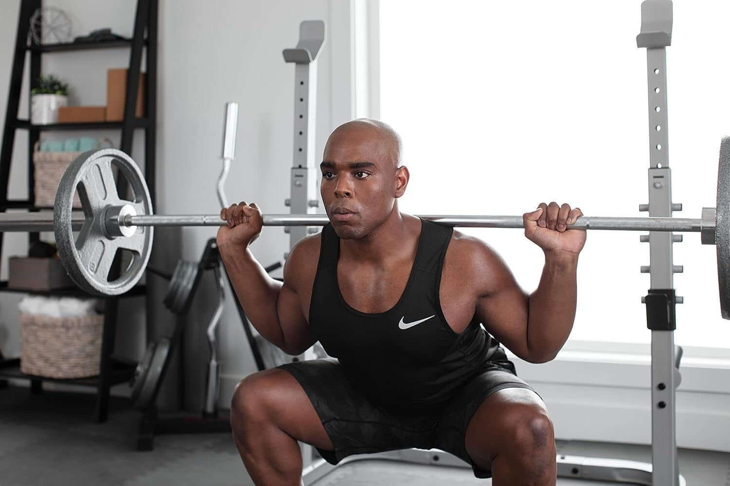 Independent Squat Rack with Adjustable Safety Arms - Perfect for Home Workouts