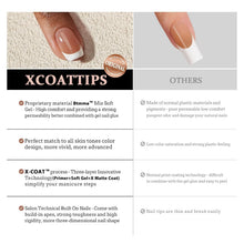 Load image into Gallery viewer, Elegant Brown Almond French Tip Press On Nails Kit - Easy DIY Nail Art