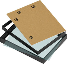 Load image into Gallery viewer, Elegant 16x20 Shadow Box Frame in Black with Shatterproof Plexiglass Cover