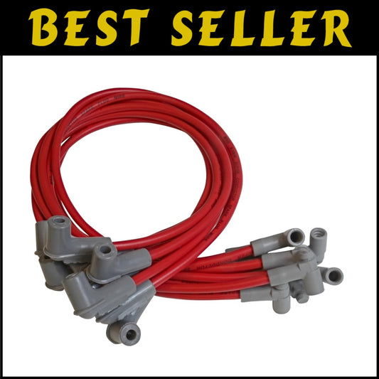 Super Conductor Red 8.5mm Spark Plug Wires - Boost Performance & Reliability